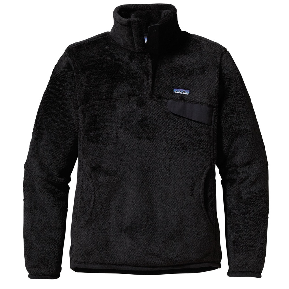 Patagonia Women's Re-Tool Snap-T Fleece Pullover size XS black